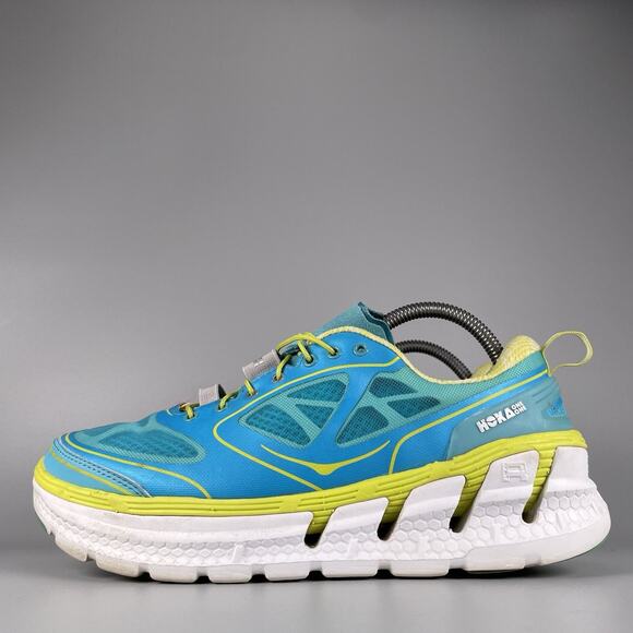 Hola One One Conquest Women’s 9.5 Blue Teal Running Sneakers Athletic Shoes EUC - Picture 1 of 9
